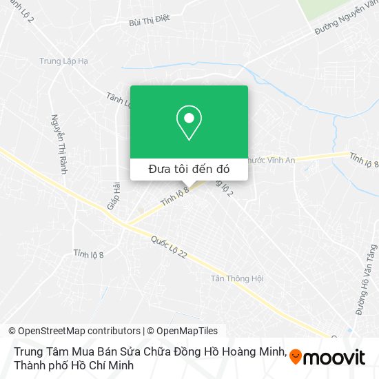 Bản đồ Trung Tâm Mua Bán Sửa Chữa Đồng Hồ Hoàng Minh