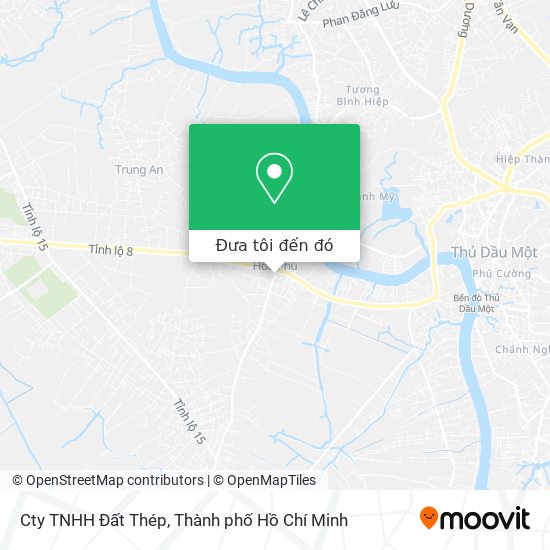 Bản đồ Cty TNHH Đất Thép