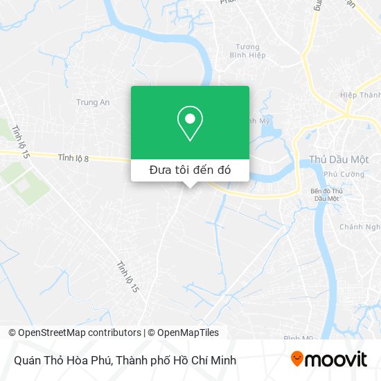 Bản đồ Quán Thỏ Hòa Phú