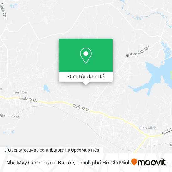 Bản đồ Nhà Máy Gạch Tuynel Bá Lộc