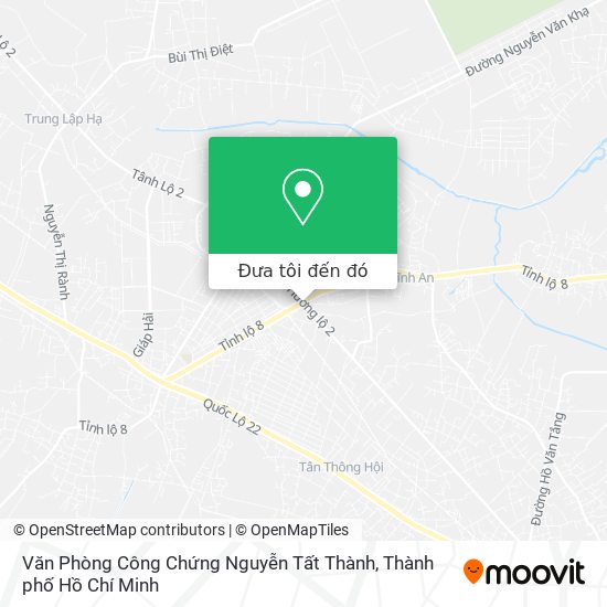 Bản đồ Văn Phòng Công Chứng Nguyễn Tất Thành