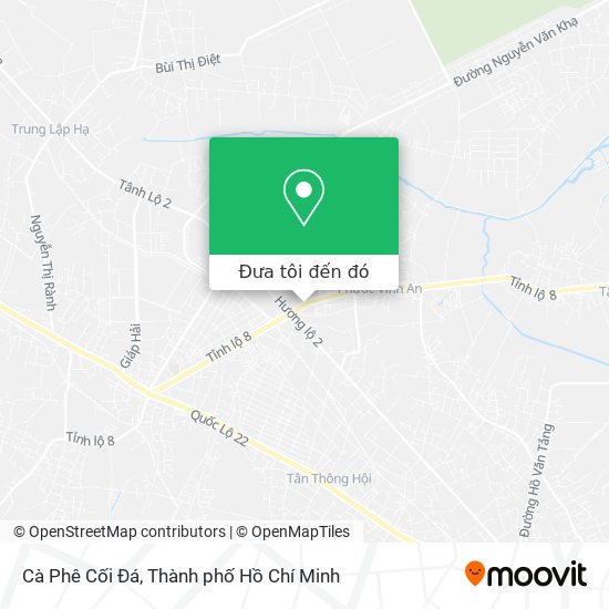 Bản đồ Cà Phê Cối Đá