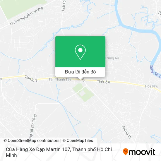 Bản đồ Cửa Hàng Xe Đạp Martin 107