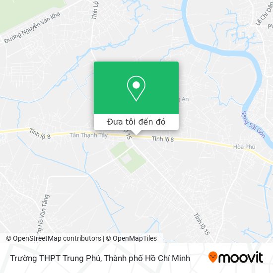 Bản đồ Trường THPT Trung Phú