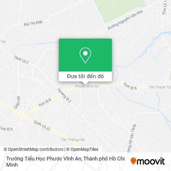 Bản đồ Trường Tiểu Học Phước Vĩnh An