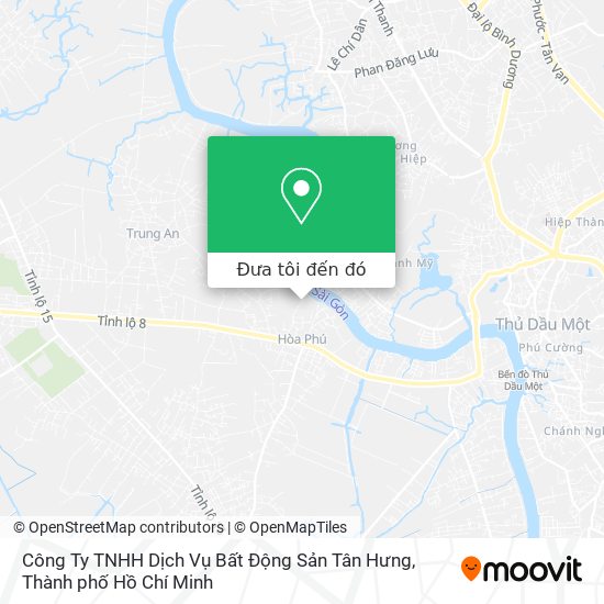 Bản đồ Công Ty TNHH Dịch Vụ Bất Động Sản Tân Hưng