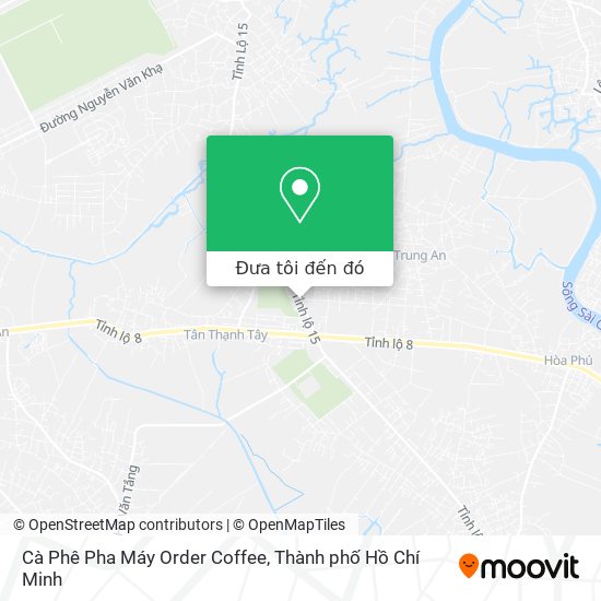 Bản đồ Cà Phê Pha Máy Order Coffee