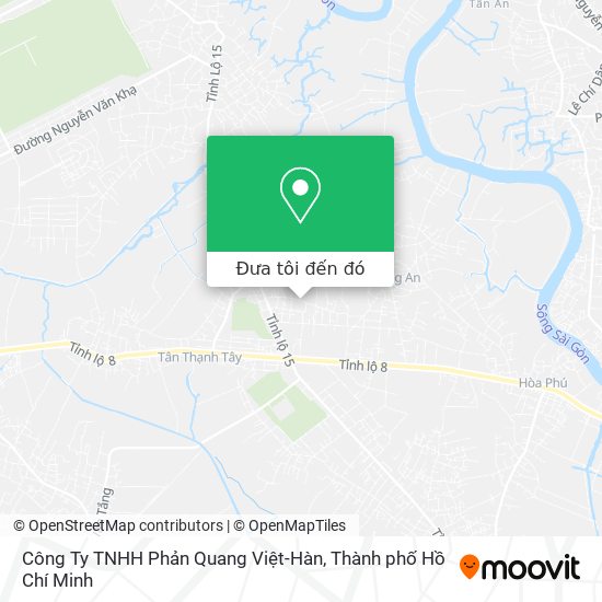 Bản đồ Công Ty TNHH Phản Quang Việt-Hàn