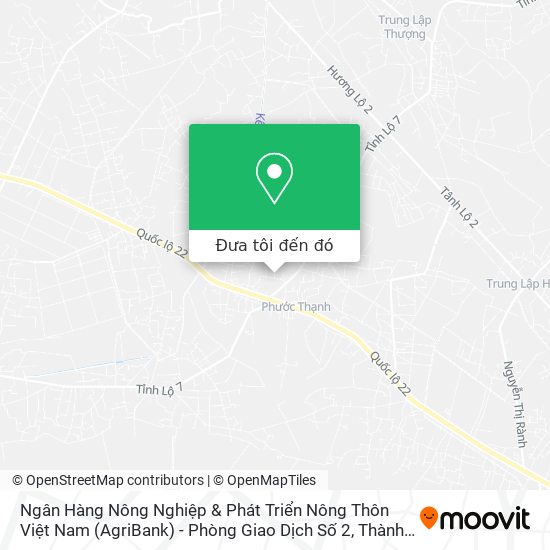 Bản đồ Ngân Hàng Nông Nghiệp & Phát Triển Nông Thôn Việt Nam (AgriBank) - Phòng Giao Dịch Số 2