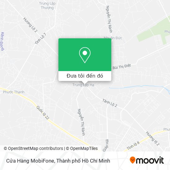 Bản đồ Cửa Hàng MobiFone