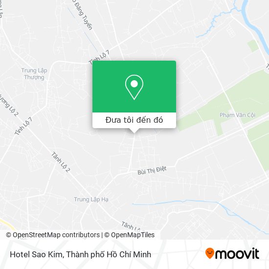 Bản đồ Hotel Sao Kim