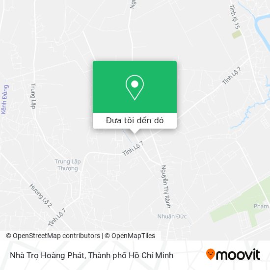 Bản đồ Nhà Trọ Hoàng Phát