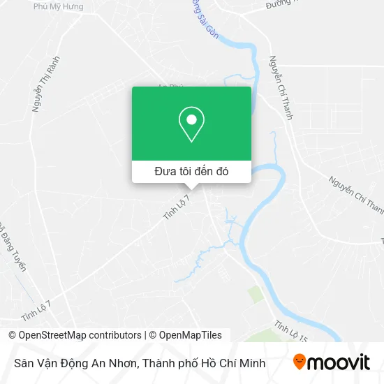 Bản đồ Sân Vận Động An Nhơn