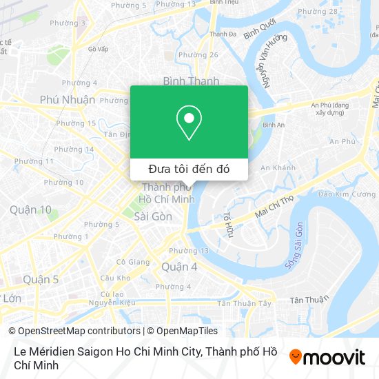 Bản đồ Le Méridien Saigon Ho Chi Minh City