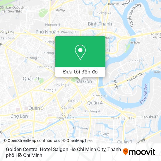 Bản đồ Golden Central Hotel Saigon Ho Chi Minh City