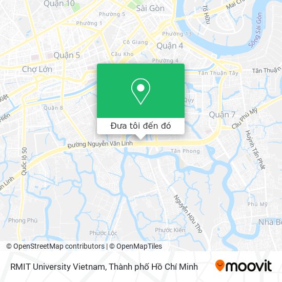 Bản đồ RMIT University Vietnam