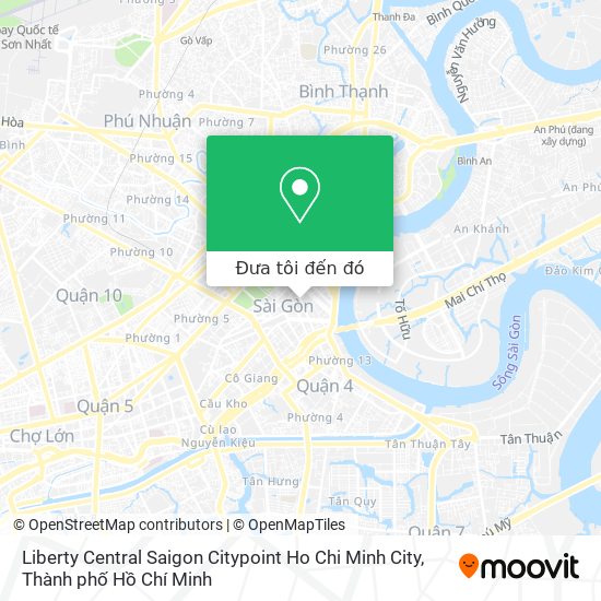 Bản đồ Liberty Central Saigon Citypoint Ho Chi Minh City