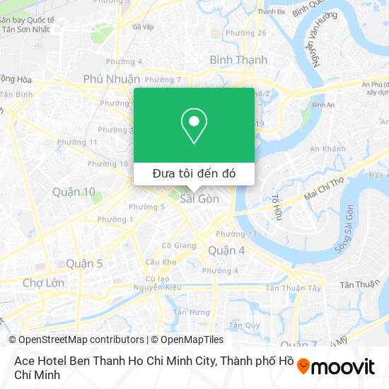 Bản đồ Ace Hotel Ben Thanh Ho Chi Minh City