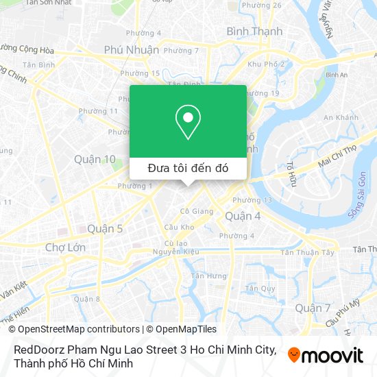 Bản đồ RedDoorz Pham Ngu Lao Street 3 Ho Chi Minh City