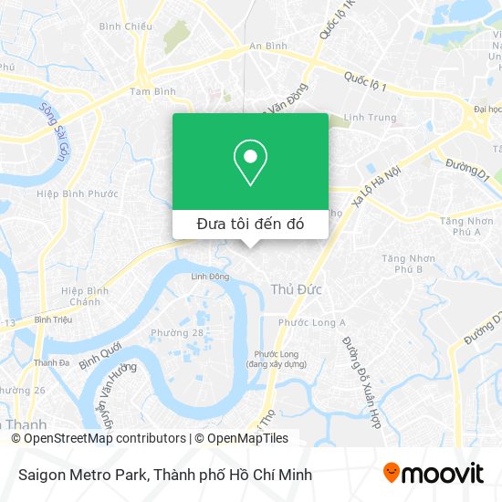 Bản đồ Saigon Metro Park