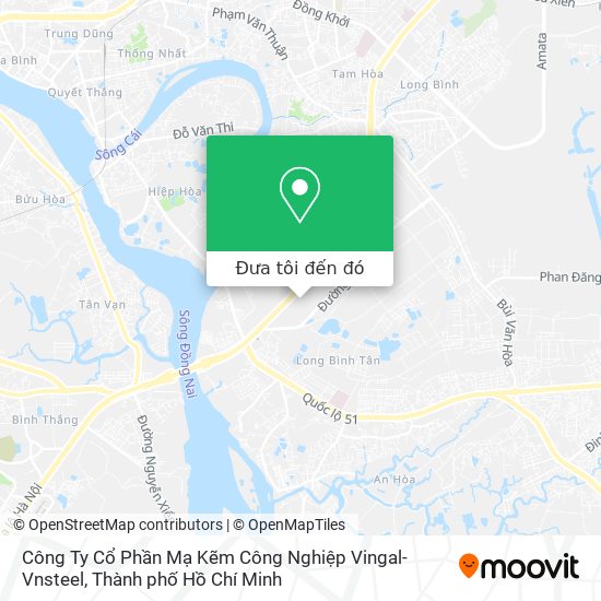 Bản đồ Công Ty Cổ Phần Mạ Kẽm Công Nghiệp Vingal-Vnsteel