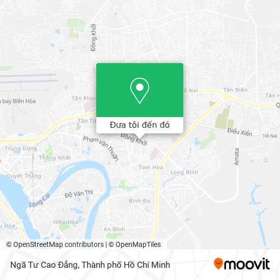 Bản đồ Ngã Tư Cao Đẳng