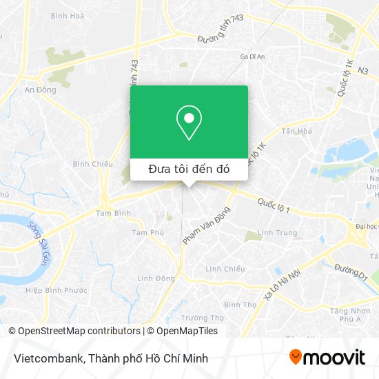 Bản đồ Vietcombank
