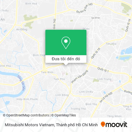 Bản đồ Mitsubishi Motors Vietnam