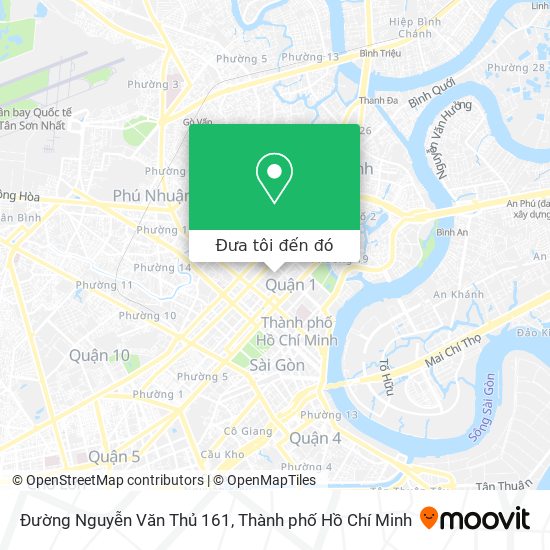 Bản đồ Đường Nguyễn Văn Thủ 161