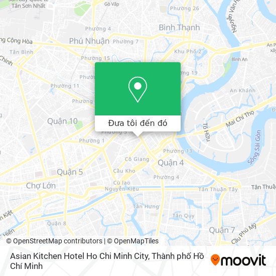 Bản đồ Asian Kitchen Hotel Ho Chi Minh City