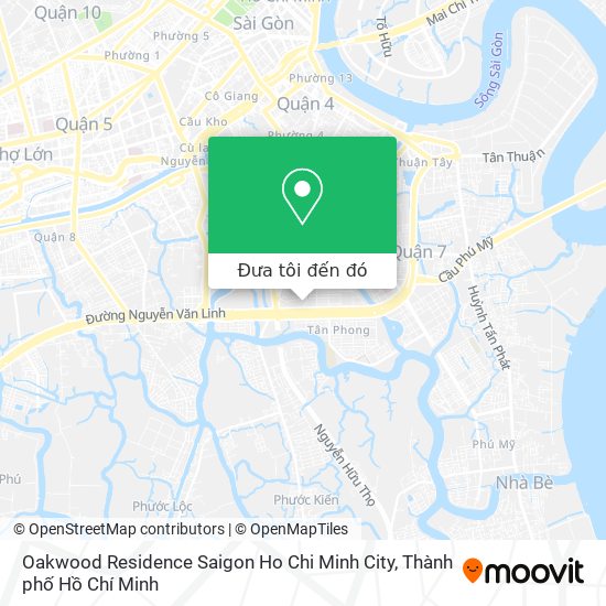 Bản đồ Oakwood Residence Saigon Ho Chi Minh City