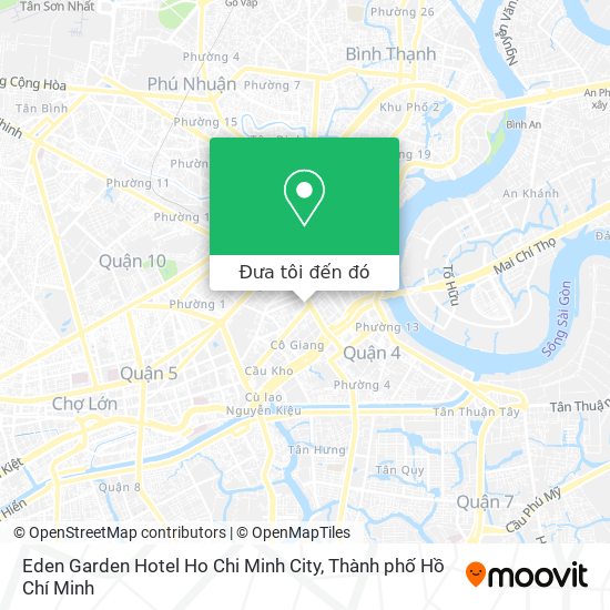 Bản đồ Eden Garden Hotel Ho Chi Minh City