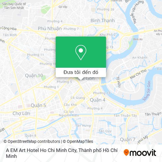 Bản đồ A EM Art Hotel Ho Chi Minh City
