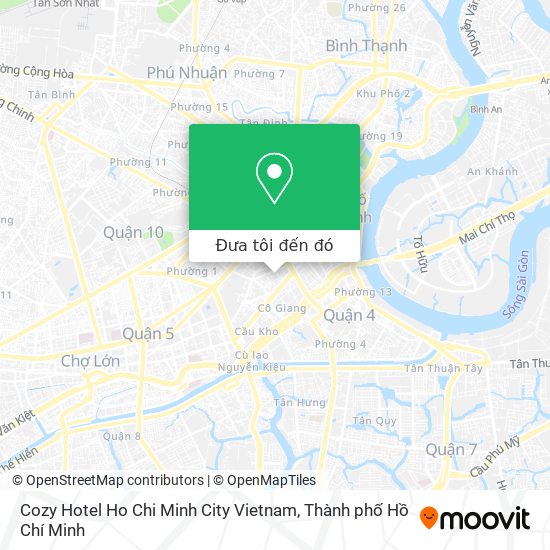 Bản đồ Cozy Hotel Ho Chi Minh City Vietnam