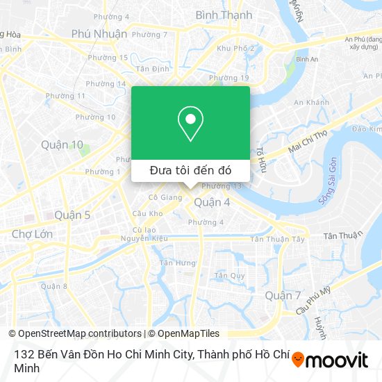 Bản đồ 132 Bến Vân Đồn Ho Chi Minh City