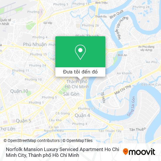 Bản đồ Norfolk Mansion Luxury Serviced Apartment Ho Chi Minh City