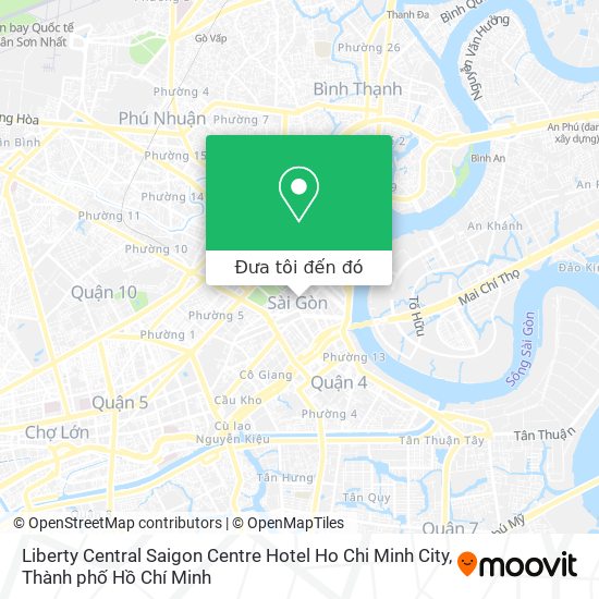 Bản đồ Liberty Central Saigon Centre Hotel Ho Chi Minh City