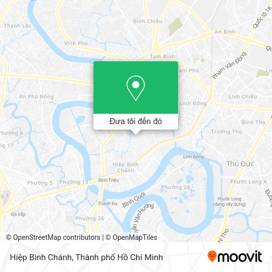 Bản đồ Hiệp Bình Chánh