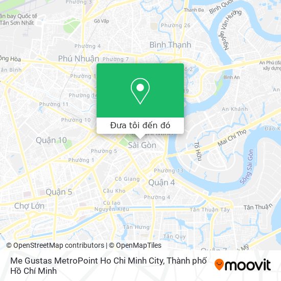 Bản đồ Me Gustas MetroPoint Ho Chi Minh City