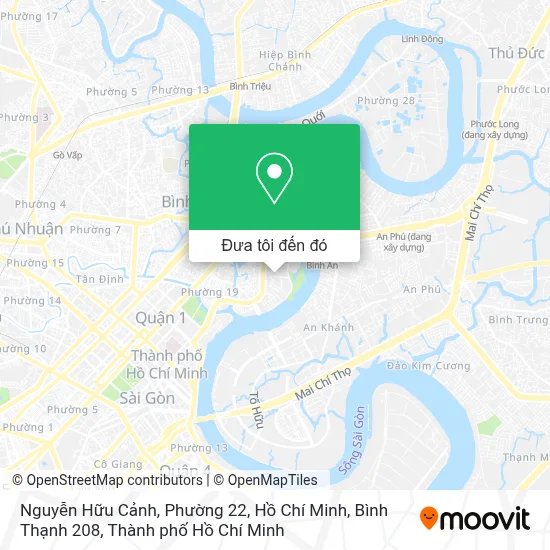 Bản đồ Nguyễn Hữu Cảnh, Phường 22, Hồ Chí Minh, Bình Thạnh 208