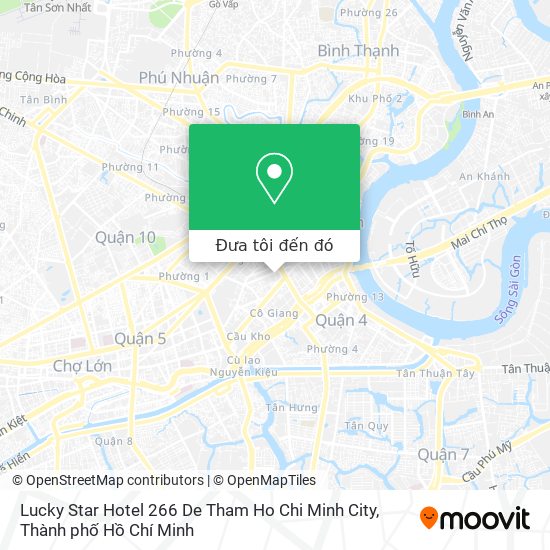 Bản đồ Lucky Star Hotel 266 De Tham Ho Chi Minh City