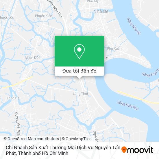 Bản đồ Chi Nhánh Sản Xuất Thương Mại Dịch Vụ Nguyễn Tấn Phát