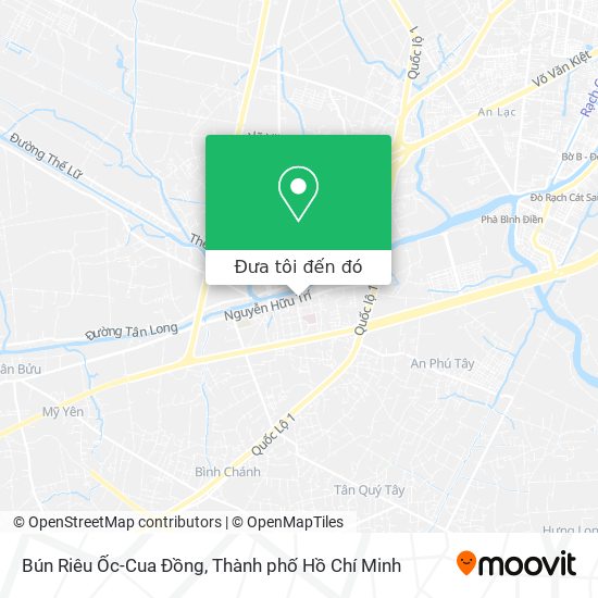 Bản đồ Bún Riêu Ốc-Cua Đồng