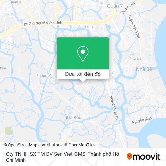 Bản đồ Cty TNHH SX TM DV Sen Viet-GMS