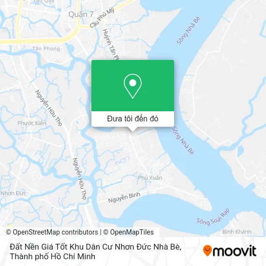 Bản đồ Đất Nền Giá Tốt Khu Dân Cư Nhơn Đức Nhà Bè