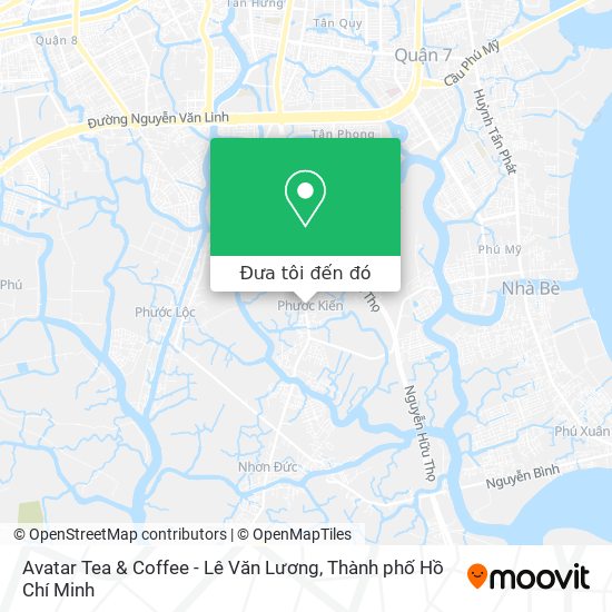 Bản đồ Avatar Tea & Coffee - Lê Văn Lương