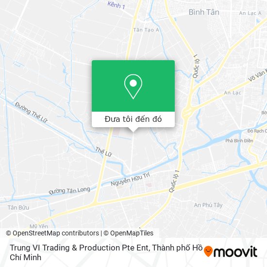 Bản đồ Trung VI Trading & Production Pte Ent