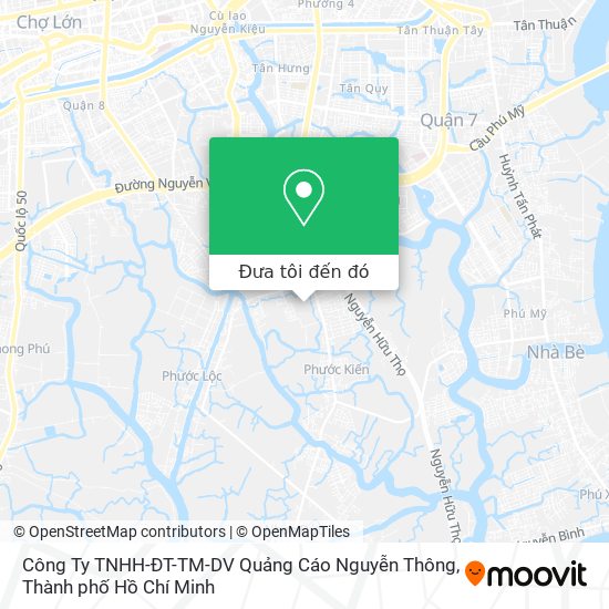 Bản đồ Công Ty TNHH-ĐT-TM-DV Quảng Cáo Nguyễn Thông