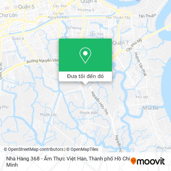 Bản đồ Nhà Hàng 368 - Ẩm Thực Việt Hàn