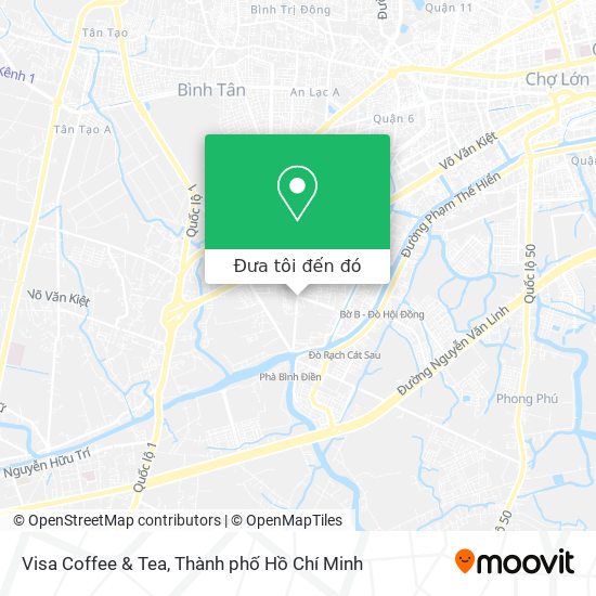 Bản đồ Visa Coffee & Tea